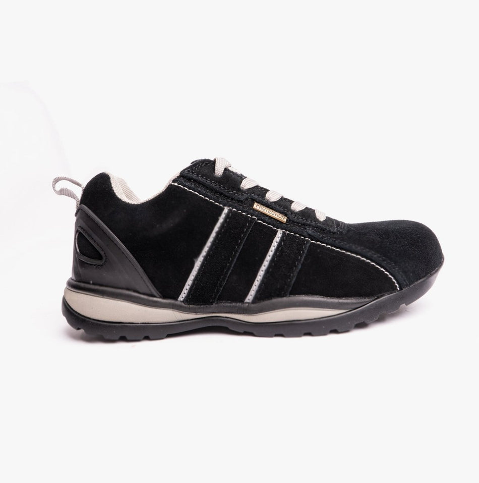 Grafters M090AS Unisex Safety Trainers Black/Grey M090AS - 3 | STB.co.uk