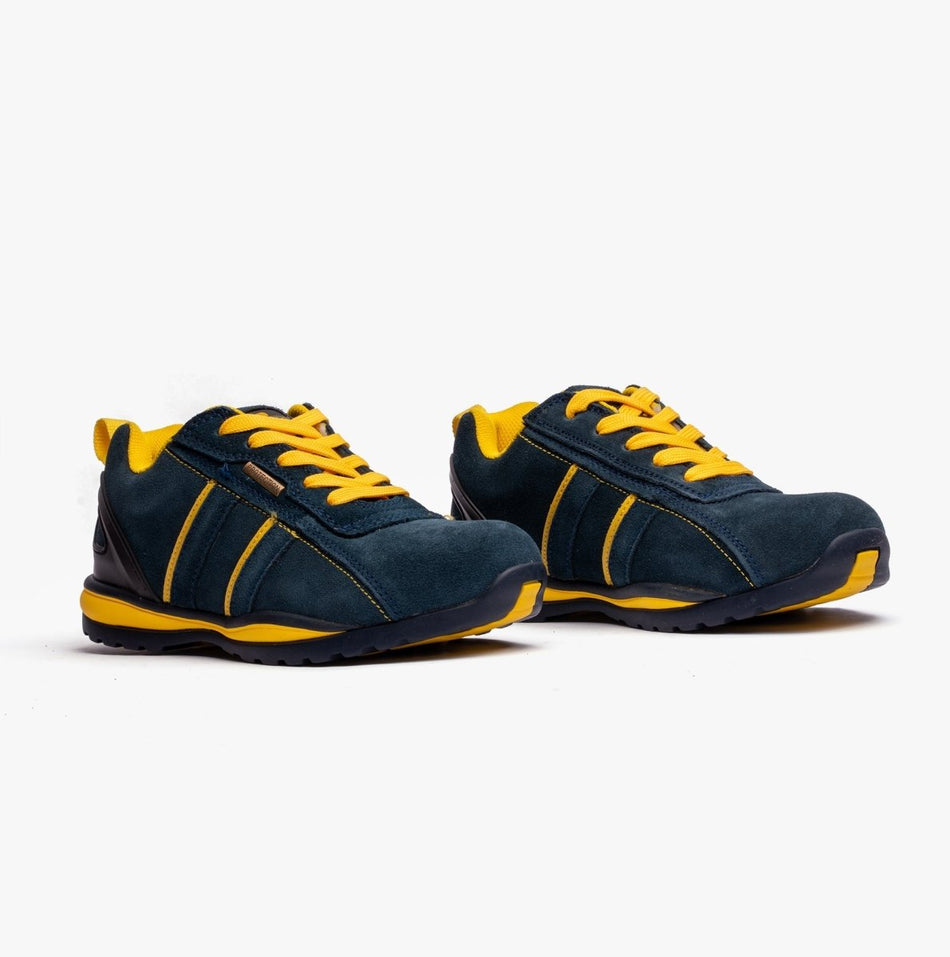 Grafters M090CS Unisex Safety Trainers Navy M090CS - 3 | STB.co.uk