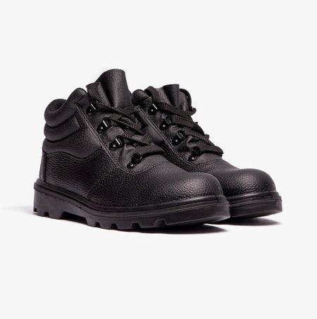 Grafters M240A Unisex Leather Safety Boots Black M240A - 3 | STB.co.uk