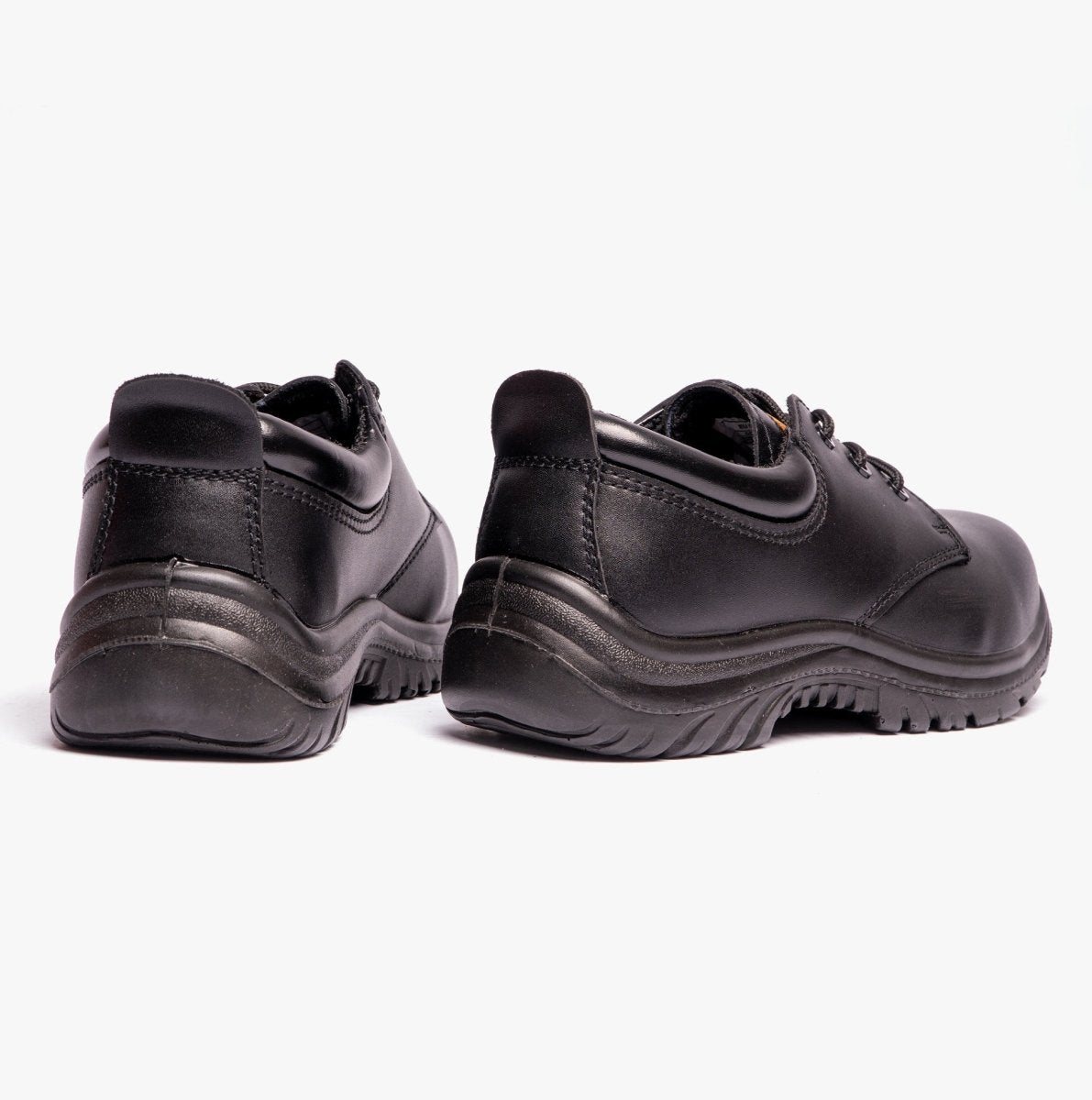 Grafters M456A Unisex Leather Safety Shoes Black M456A - 37 | STB.co.uk