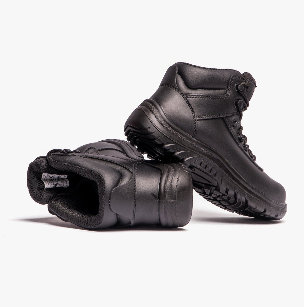 Grafters M466A Unisex Leather Safety Boots Black M466A - 37 | STB.co.uk