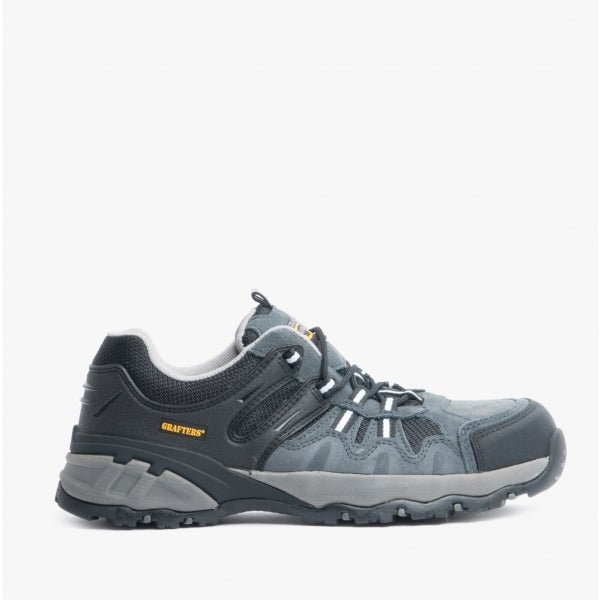 Grafters M504F Unisex Safety Trainers Grey M504F - 36 | STB.co.uk