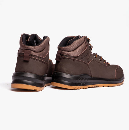 Grafters M513B Unisex Safety Boots Brown M513B - 36 | STB.co.uk
