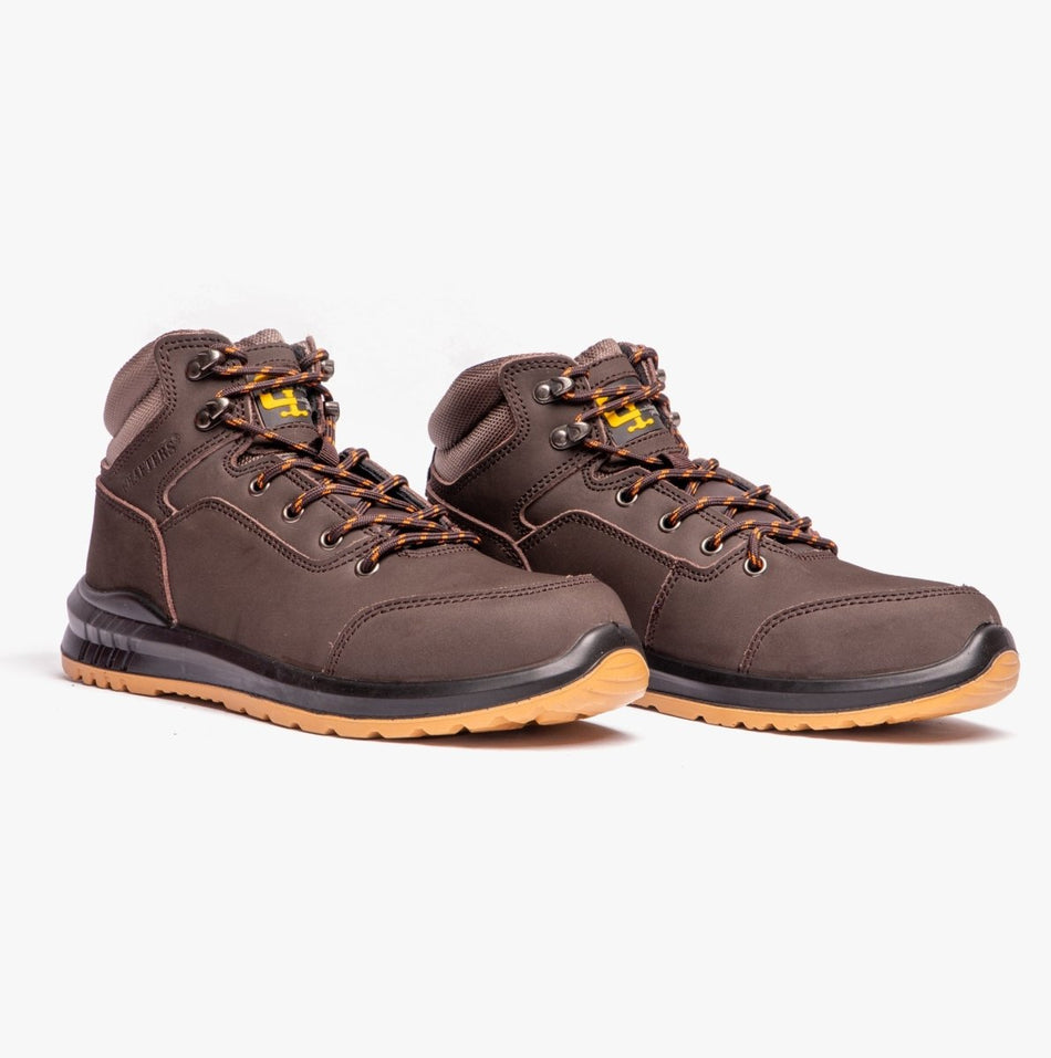 Grafters M513B Unisex Safety Boots Brown M513B - 36 | STB.co.uk