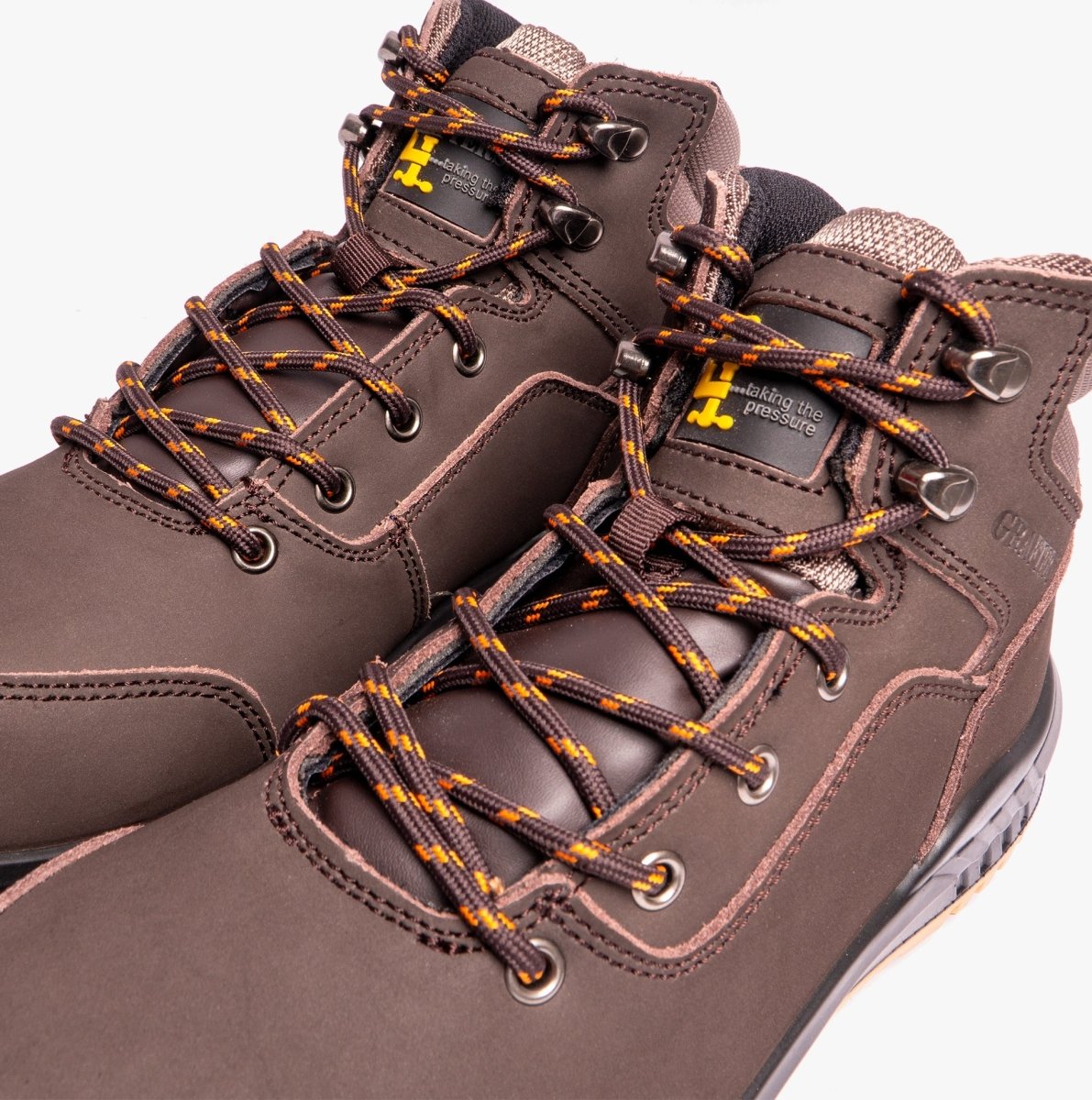 Grafters M513B Unisex Safety Boots Brown M513B - 36 | STB.co.uk