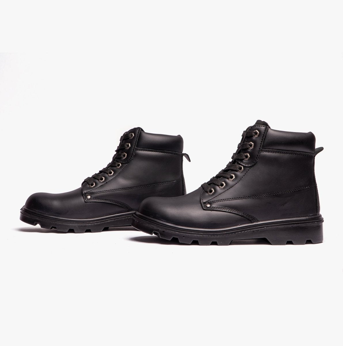 Grafters M569A Unisex Leather Safety Boots Black M569A - 3 | STB.co.uk