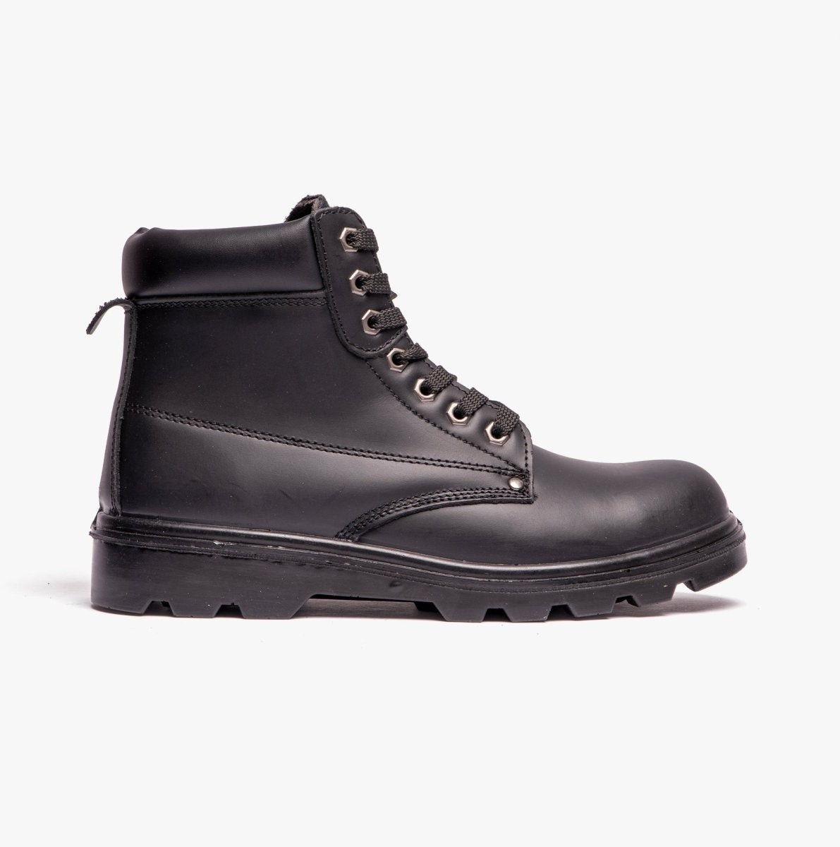 Grafters M569A Unisex Leather Safety Boots Black M569A - 3 | STB.co.uk