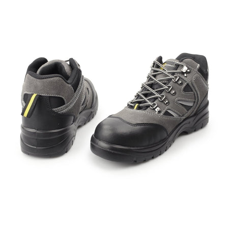 Grafters M685F Unisex Suede Hiking Safety Boots Grey/Black M685F - 5 | STB.co.uk