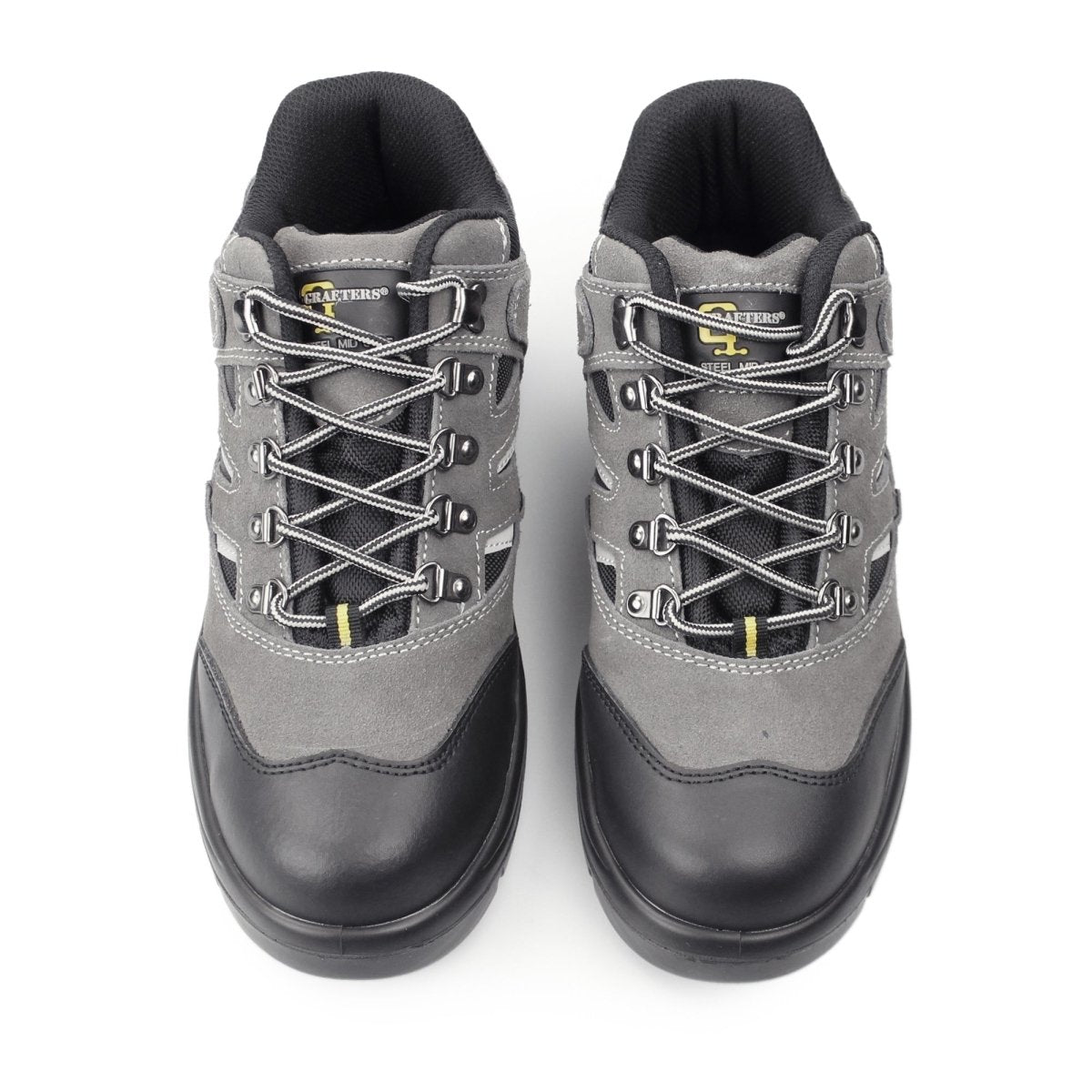 Grafters M685F Unisex Suede Hiking Safety Boots Grey/Black M685F - 5 | STB.co.uk