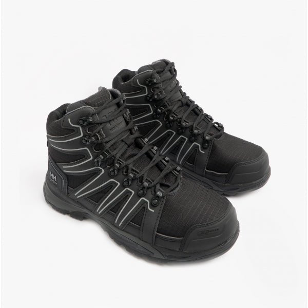 Helly Hansen MANCHESTER MID S3 Unisex Safety Boots Black/Grey 78422_930 - 36 | STB.co.uk