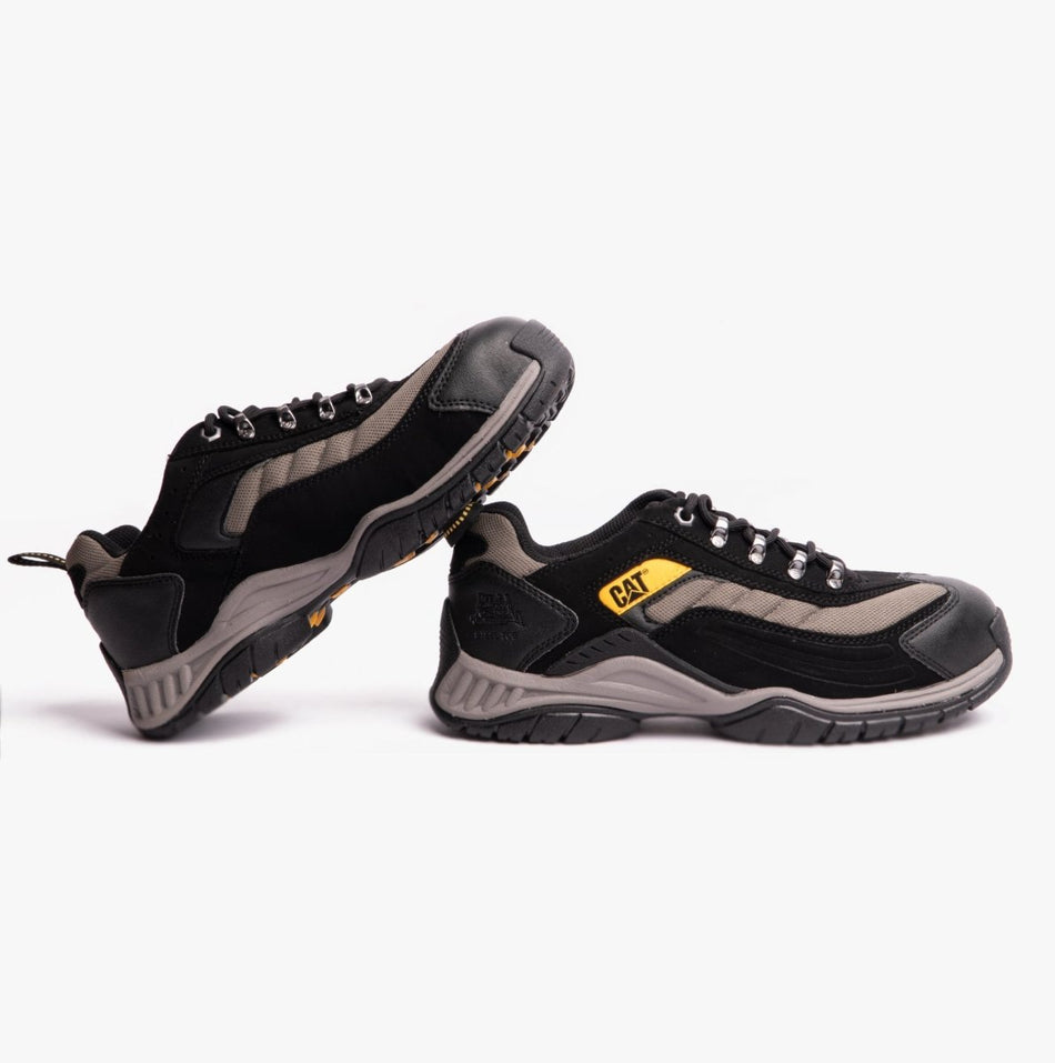 CAT MOOR Unisex Safety Trainers Black 10928 - 12208 - 01 | STB.co.uk