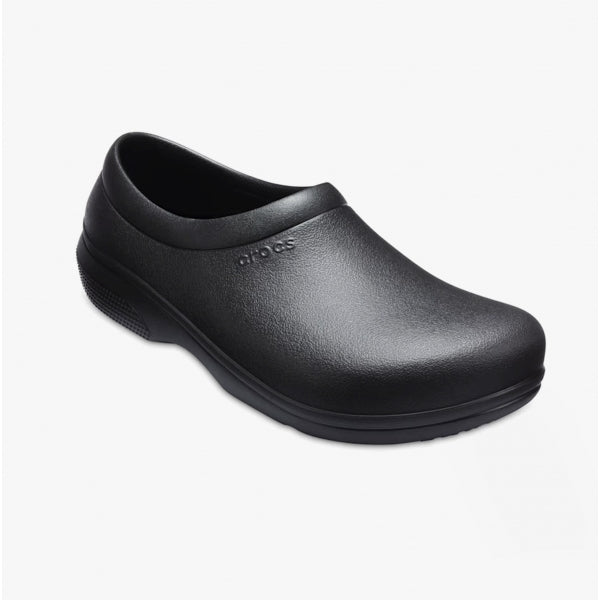 Crocs At Work ON THE CLOCK WORK Unisex Slip On Clogs Black 205073 - 001 - M4W6 | STB.co.uk