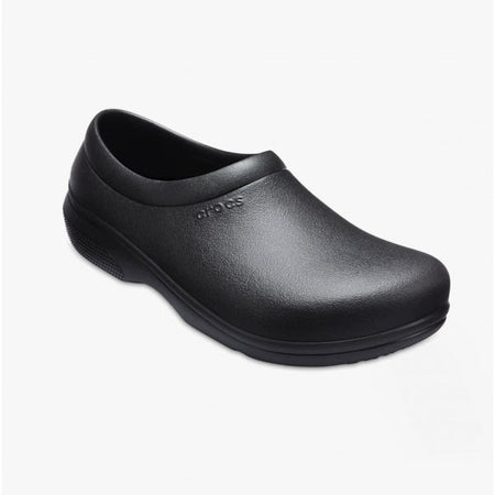 Crocs At Work ON THE CLOCK WORK Unisex Slip On Clogs Black 205073 - 001 - M4W6 | STB.co.uk