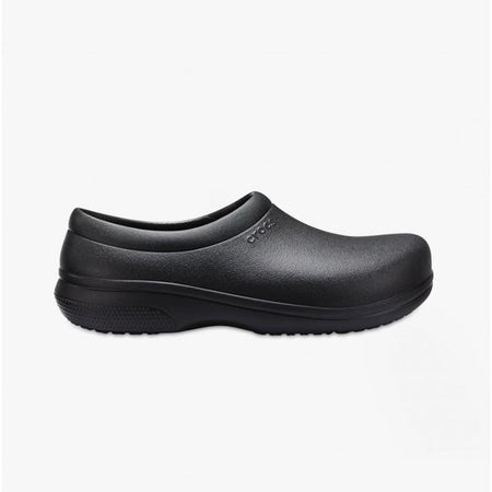 Crocs At Work ON THE CLOCK WORK Unisex Slip On Clogs Black 205073 - 001 - M4W6 | STB.co.uk