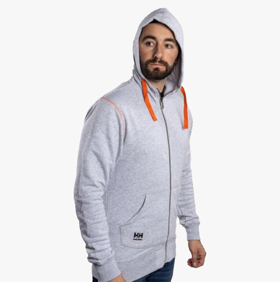 Helly Hansen OXFORD ZIP HOODIE Mens Sweatshirt Grey Melange 35092 - 65558 - 03 | STB.co.uk