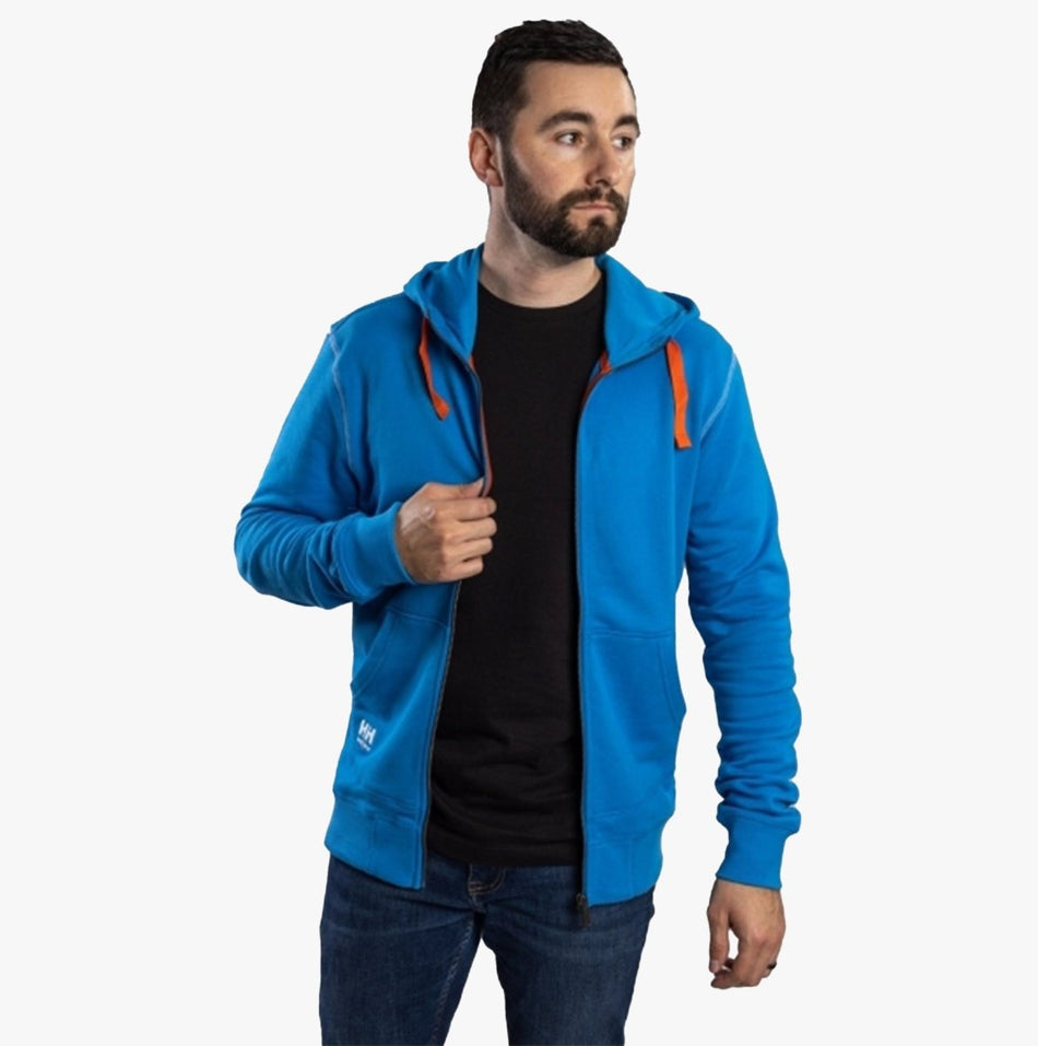 Helly Hansen OXFORD ZIP HOODIE Mens Sweatshirt Racer Blue 35092 - 65556 - 03 | STB.co.uk