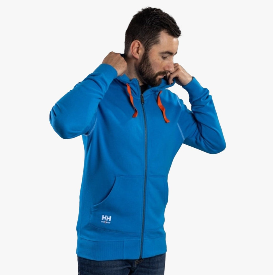 Helly Hansen OXFORD ZIP HOODIE Mens Sweatshirt Racer Blue 35092 - 65556 - 03 | STB.co.uk