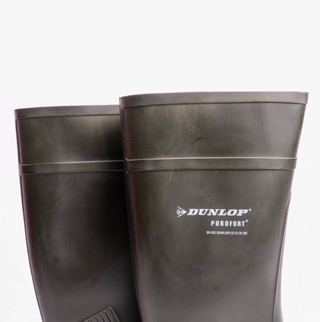 Dunlop PUROFORT PROFESSIONAL Unisex Safety Wellington Boots Green 22212 - 36009 - 04 | STB.co.uk