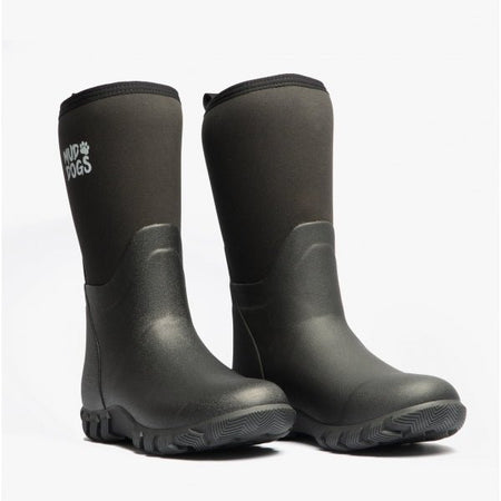 Mud Dogs RUTLAND MID Unisex Neoprene Wellington Boots Black RF9002 - BLK - 3 | STB.co.uk