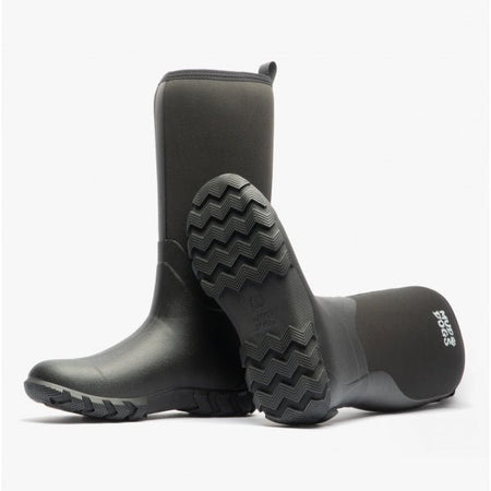 Mud Dogs RUTLAND TALL Neoprene Wellington Boots Black RF9001 - BLK - 3 | STB.co.uk