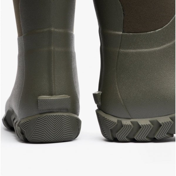 Mud Dogs RUTLAND TALL Neoprene Wellington Boots Olive RF9001 - OLV - 3 | STB.co.uk