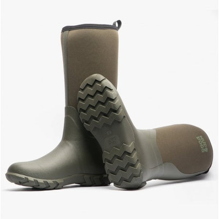 Mud Dogs RUTLAND TALL Neoprene Wellington Boots Olive RF9001 - OLV - 3 | STB.co.uk