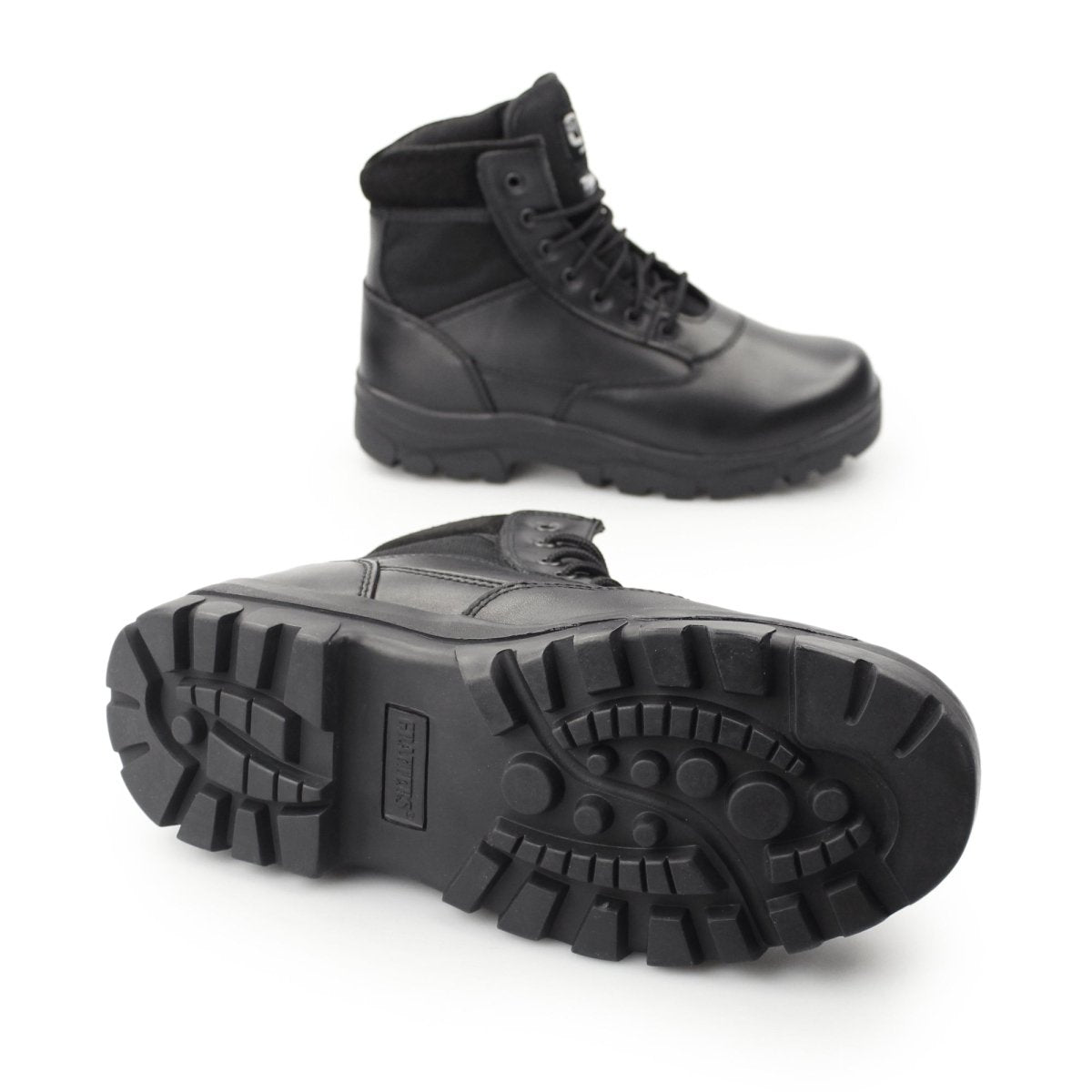 Grafters SHERMAN Unisex Leather Work Boots Black M870A - 3 | STB.co.uk