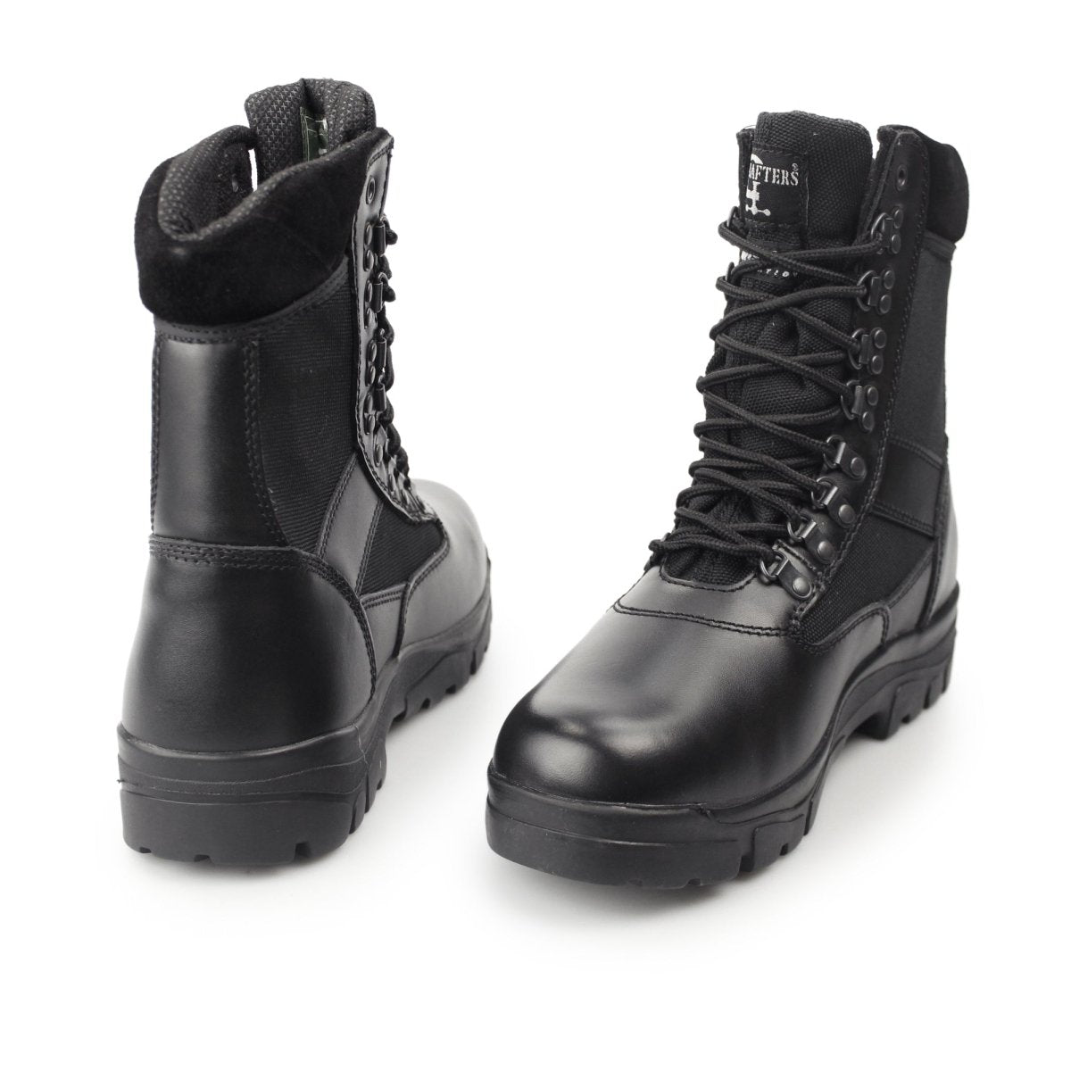 Grafters SNIPER Unisex Leather Work Boots Black M482A - 3 | STB.co.uk
