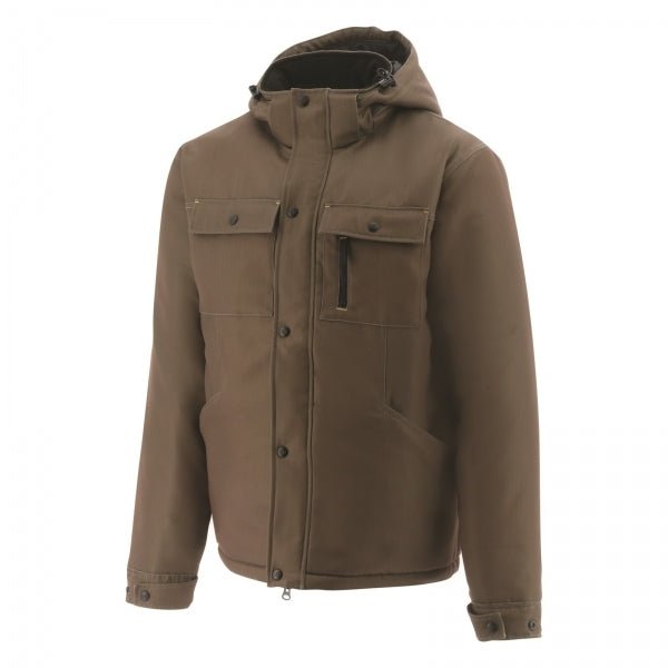 CAT STEALTH Mens Polyester Insulated Jacket Brown 31677 - 54154 - 03 | STB.co.uk