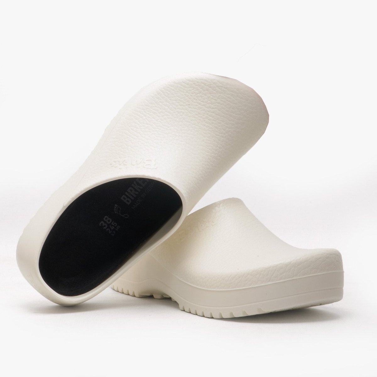 Birkenstock Professional SUPER - BIRKI 68021 (Reg) Unisex Occupational Clogs White 68021 - 35 | STB.co.uk