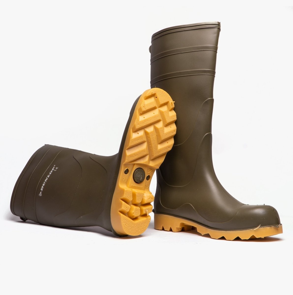 Dunlop UNIVERSAL Mens Non - Safety Wellington Boots Green W014E - 10 | STB.co.uk