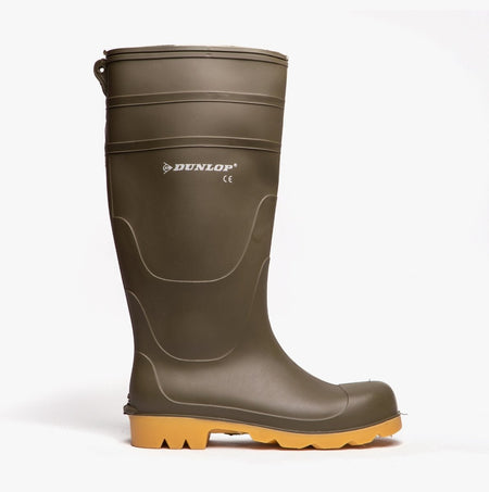 Dunlop UNIVERSAL Mens Non - Safety Wellington Boots Green W014E - 10 | STB.co.uk