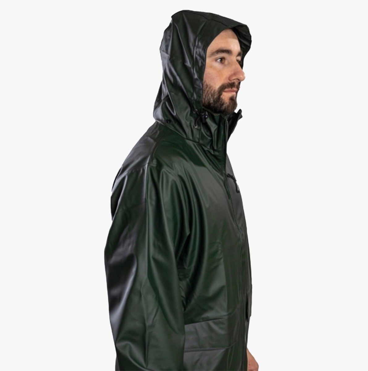 Dark green waterproof jacket best sale