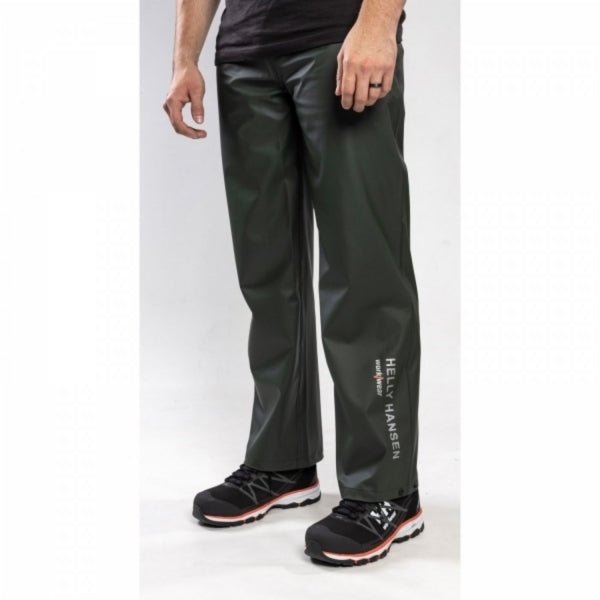 Helly Hansen VOSS Unisex Waterproof Trousers Dark Green 35099 - 65568 - 03 | STB.co.uk